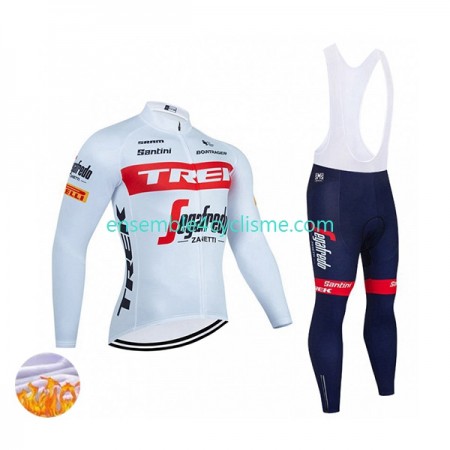 Tenue Maillot M/L + Collant à Bretelles Hiver Thermal Fleece 2022 TREK Segafredo N001